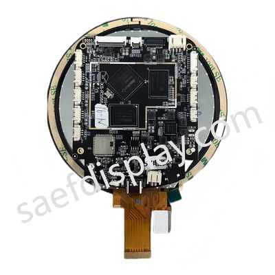 3.4 cali okrągły LCD TFT Monitor Reklamowy z Androidem RK3566
