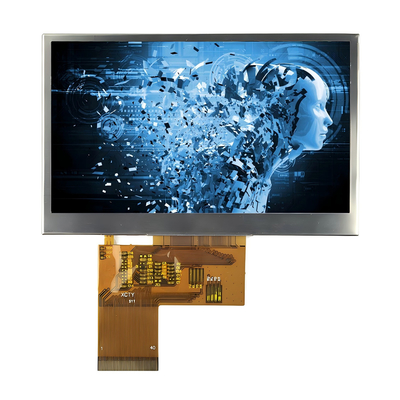 4.3-calowy wysoki jasność 1000nits TFT LCD Moduł 480x272 rozdzielczość i opcjonalny ekran dotykowy