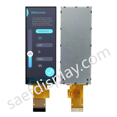 20,2-calowy, szczupły IPS TFT LCD Display Module- rozdzielczość 200x480, interfejs MIPI, wysoka jasność 570 nits
