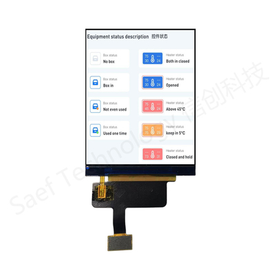 1000nits 2,8" Widoczny w świetle słonecznym wyświetlacz TFT LCD - 480x640 RGB Moduł wyświetlacza przemysłowego