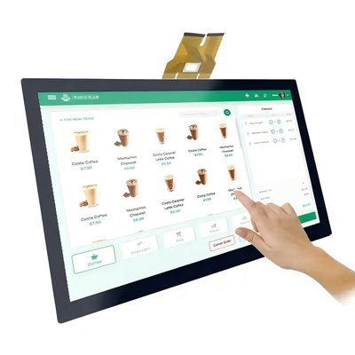 23,8-calowy przemysłowy wyświetlacz TFT LCD FHD 1080p Interfejs LVDS Szeroki kąt widzenia Niska refleksja Jasność 350 cd/m2 Certyfikat EU/US