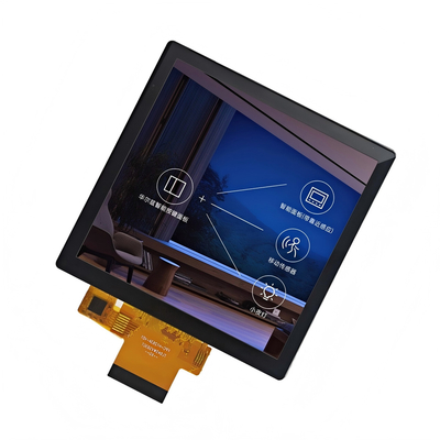 4" kwadratowy przemysłowy ekran TFT LCD (720x720) z PCAP Touch, -20°C~70°C Operacja, interfejs RGB.