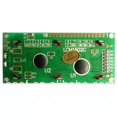 Wyświetlacz LCD 16x2 1602 znaków Niebieski 8-bitowy równoległy Mpu 5 V Mały alfanumeryczny