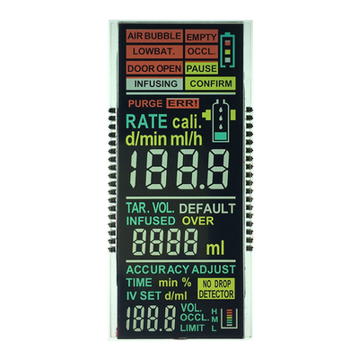 Mini 7-segmentowy moduł wyświetlacza LCD VA TN 36 pinów do wyświetlacza z cyfrą czasu przednią szybą
