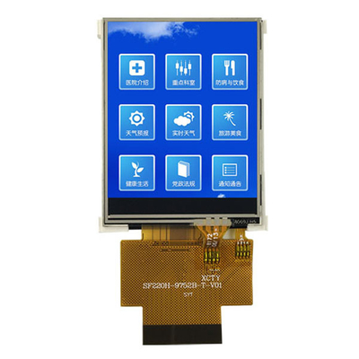 2.2 cali ILI9225G SPI &amp; RGB Touch TFT LCD Screen,2.2&quot; QCIF TFT LCD Display Module Z Resistive Touch Panel