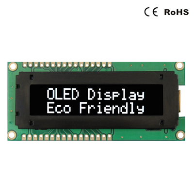 Moduł wyświetlacza OLED znaków 16x2 Niebieski Zielony Biały Czerwony Kolor