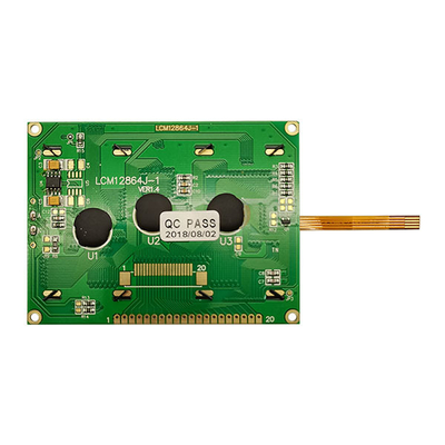 20-pinowy monochromatyczny wyświetlacz graficzny LCD MPU STN Negatywny COB 128X64 Matryca LCM