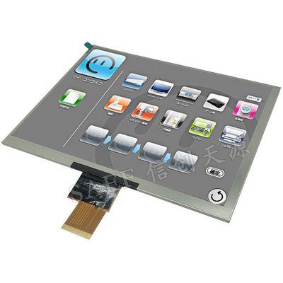 Interfejs LVDS 8" IPS TFT LCD Moduł 1024x768 Rozdzielczość pełny kąt widzenia