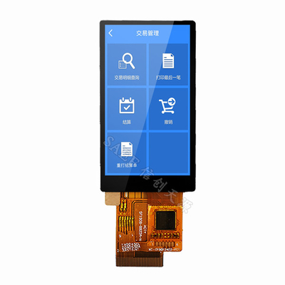 1.9" IPS CTP TFT LCD Display z interfejsem SPI/RGB, 350cd/M2 1,9" TFT dla systemów wbudowanych i produktów konsumenckich
