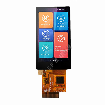1.9" IPS CTP TFT LCD Display z interfejsem SPI/RGB, 350cd/M2 1,9" TFT dla systemów wbudowanych i produktów konsumenckich