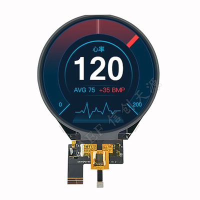 Okrągły wyświetlacz LCD 800x800 IPS, okrągły interfejs TFT LCD 3,4 "MIPI z CTP