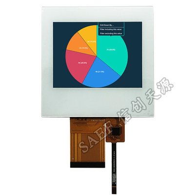 Wyświetlacz QVGA 3,5" PCAP TFT 320x240 Poziomy ekran dotykowy RGB HX8238 54 piny