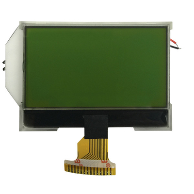 STN Żółtozielony Monochromatyczny graficzny wyświetlacz LCD 128x64 Pozytywny 3.3V SPI