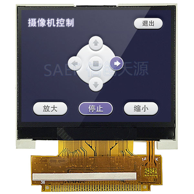 320x240 Medyczny ekran dotykowy LCD 2,3 cala ILI9342C MCU 8-bitowy interfejs 36 pinów