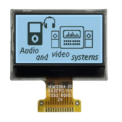 128x64 FSTN Graficzny wyświetlacz LCD Pozytywny LCD 12864 Punkty LCD Producent
