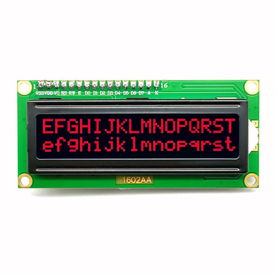 Wyświetlacz LCD COB 1602 16x2 z biało-czerwono-pomarańczowym znakiem
