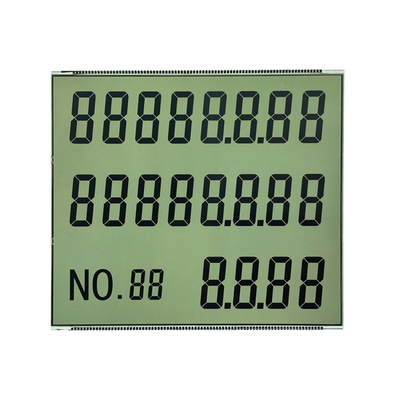 HTN Siedmiosegmentowy wyświetlacz LCD z metalowym złączem pinowym OEM ODM
