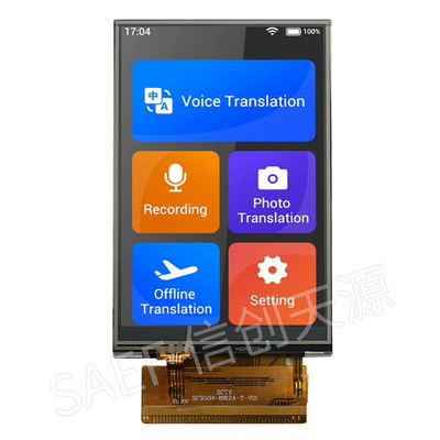 3.5 cali dotykowy wyświetlacz TFT LCD HVGA TN Typ 320X480 MCU 16 bit Interfejs