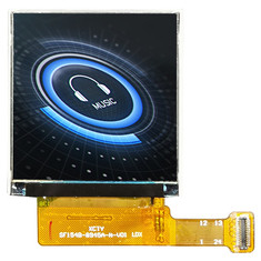 Kwadratowy 1,54 &quot;calowy 240x240 IPS LCD TFT z ekranem dotykowym OEM ODM
