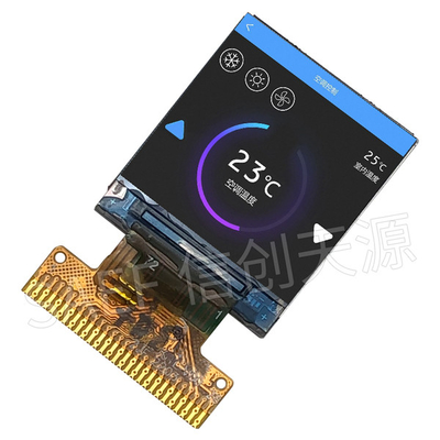 0,85-calowy kwadratowy wyświetlacz LCD 128x128 IPS MCU Interfejs z białym podświetleniem LED