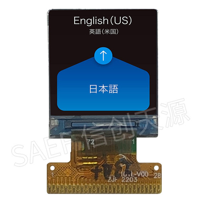 Jakość 0,85 cali IPS TFT LCD, kwadratowy typ TFT LCD Display z MCU Interface