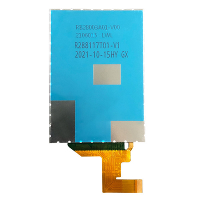 480x640 VGA TFT LCD z ekranem dotykowym 2,88 cala z 2-pasmowym interfejsem MIPI 21 pinów