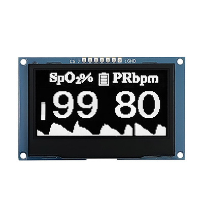 2.42-calowy 128x64 kropek OLED Display Module Z SPI Interface I Białe i Niebieskie kolory czcionek