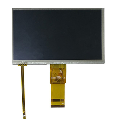 7-calowy wyświetlacz TFT 800x480 TN, 50-pinowy przemysłowy panel dotykowy RGB