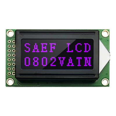 Moduł LCD VATN 8x2 znaków Wyświetlacz 5×8 punktów z wyświetlaczem alfanumerycznym kursora