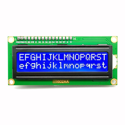 Interfejs I2C Wyświetlacz LCD 16x2 znaków Niebieski 5V 4 piny Liczba