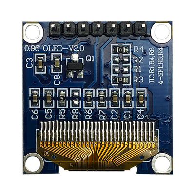 7 szpilów 0,96 cali OLED Moduł wyświetlacza SPI 3V Biały PMOLED Z SSD1306 Driver IC