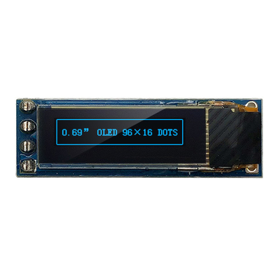 4-pinowy moduł wyświetlacza OLED 96x16 0,69 cala I2C IIC SSD1306 Kompatybilny z 3 V 5 V