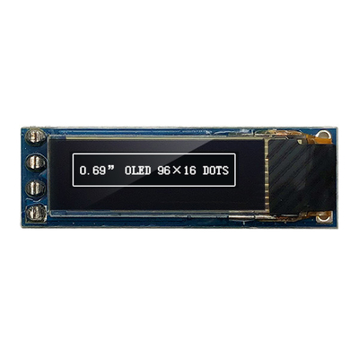 4-pinowy moduł wyświetlacza OLED 96x16 0,69 cala I2C IIC SSD1306 Kompatybilny z 3 V 5 V