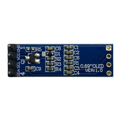 4-pinowy moduł wyświetlacza OLED 96x16 0,69 cala I2C IIC SSD1306 Kompatybilny z 3 V 5 V