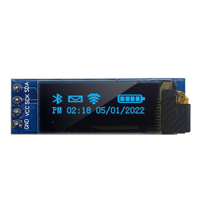Moduł wyświetlacza OLED 3V 5V 128x32 0,91 cala 4 piny z układem scalonym sterownika SSD1306