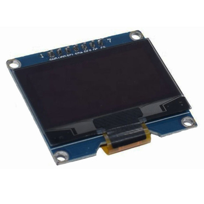 1.54 cali OLED Moduł wyświetlacza 128x64 SPI Interfejs Fonta biała / niebieska
