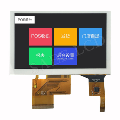 5 cali PCAP TFT Display 800*480 RGB Interface With Capacitive Touch Panel dla ekranu sterowania automatyzacją