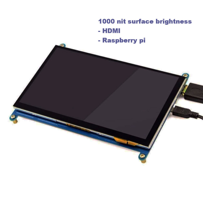 Raspberry PI 7-calowy wyświetlacz HDMI TFT LCD z pojemnościowym ekranem dotykowym