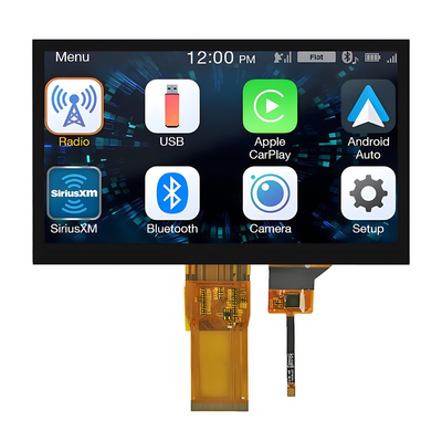 7-calowy IPS TFT LCD Touch 1024x600 Pełny kąt widzenia Interfejs RGB