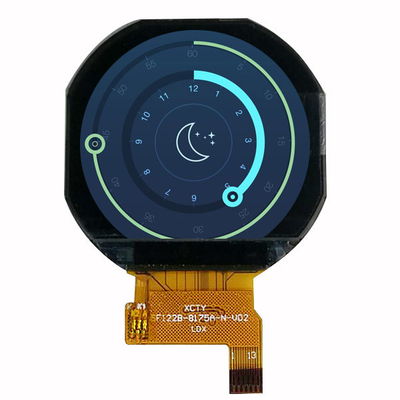 Mały okrągły wyświetlacz LCD, okrągły moduł LCD Interfejs Spi MCU 1,22 cala
