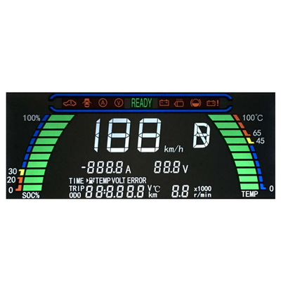 TN Negatywny transmisyjny wyświetlacz LCD z bardzo szeroką temperaturą roboczą OEM ODM